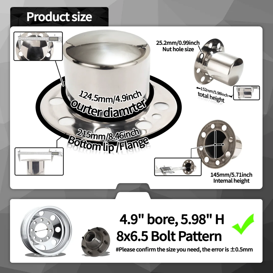 Eagle Alloys Wheel Center Caps Fit 8x6.5 And 8x170 134 1 (1)