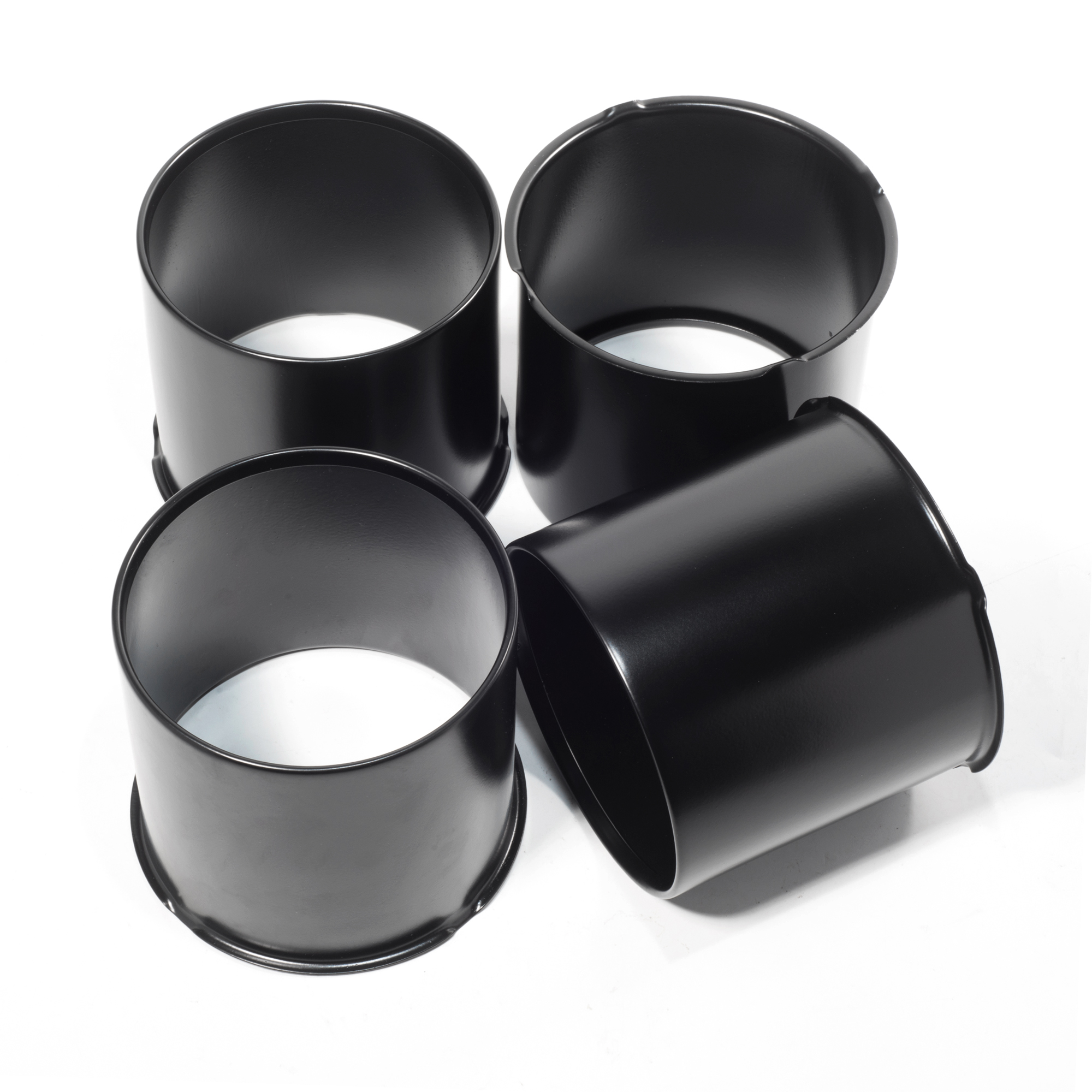 Opened End Polished Trailer Wheel Center Hub Caps (1)