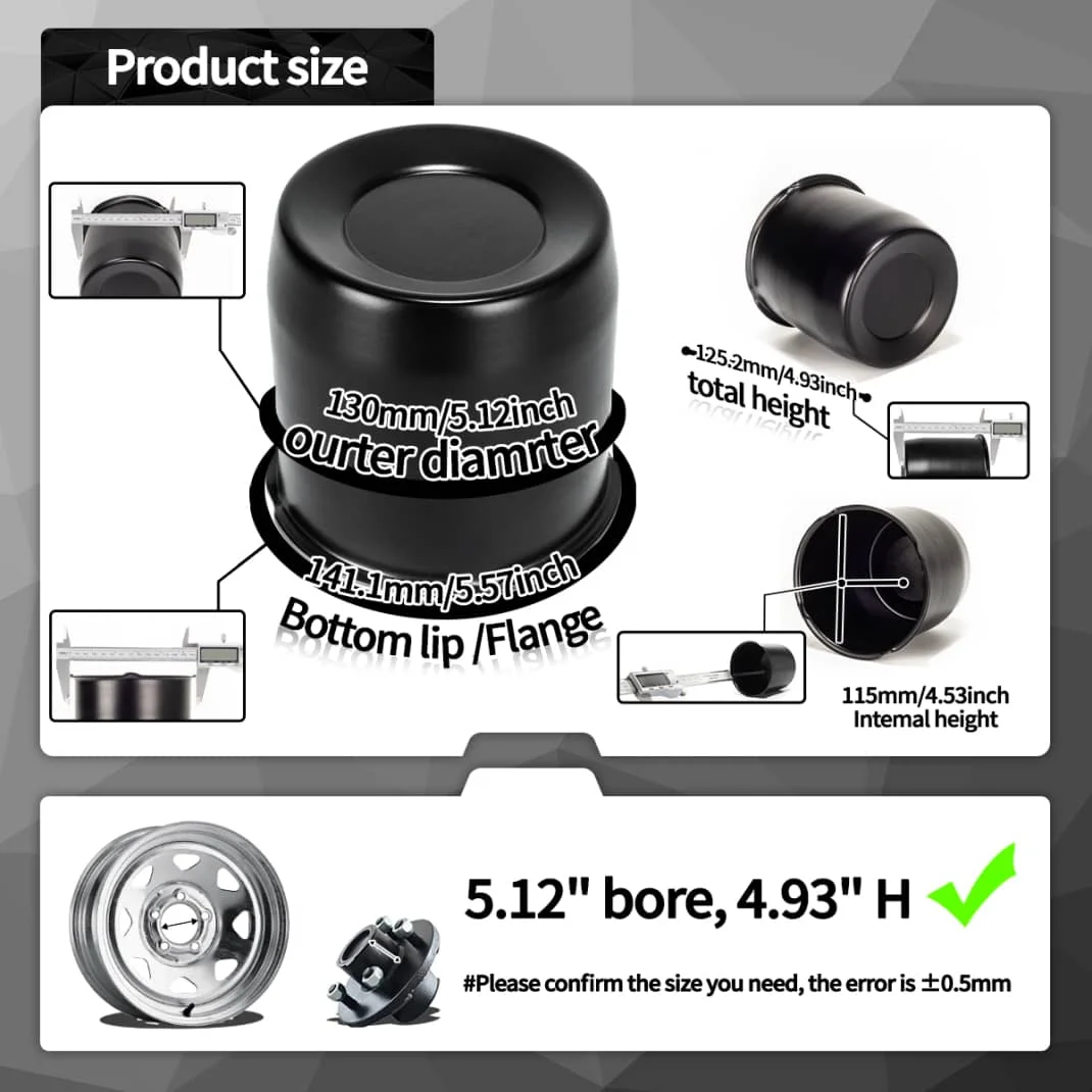 5.12in Closed End Trailer Wheel Center Caps (1)