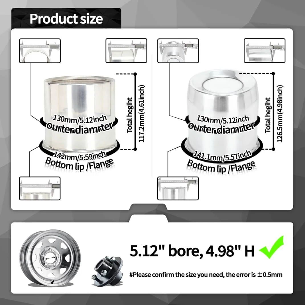 5.15in 2 Open 2 Closed Trailer Wheel Center Caps (1)