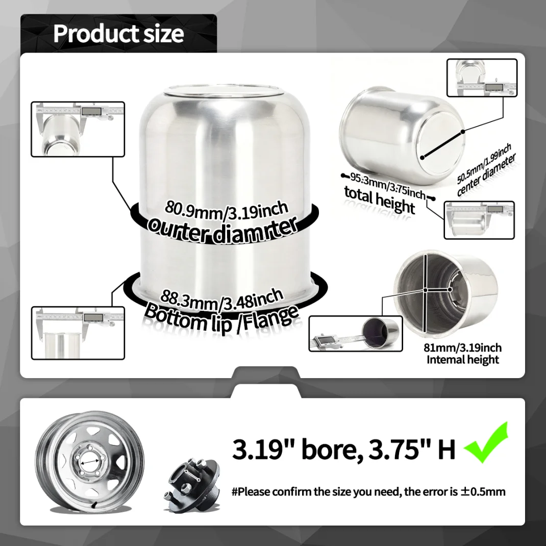 3.19in Trailer Wheel Center Hub Caps (1)