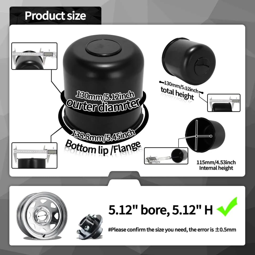 5.12in Trailer Wheel Center Caps (1)