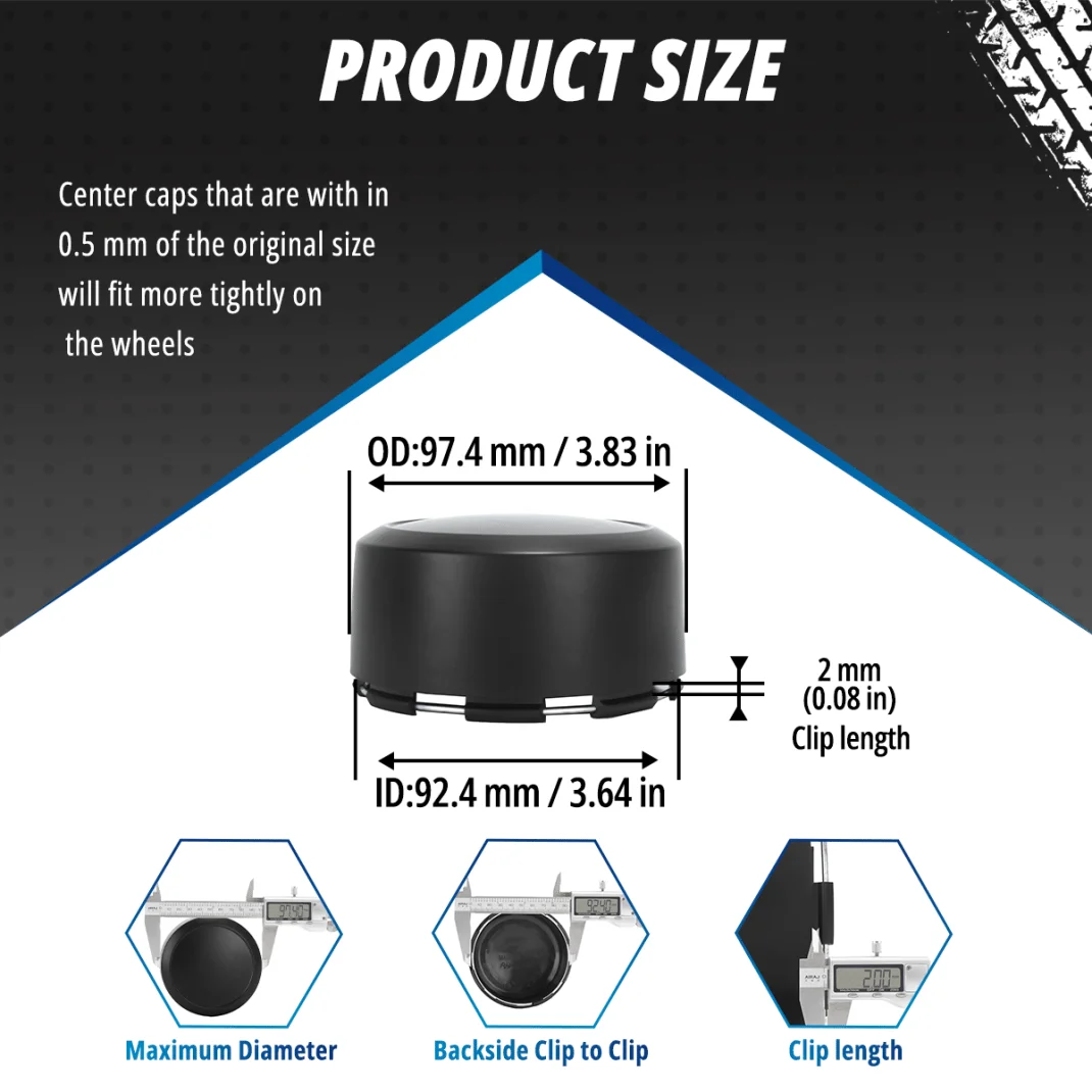 American Eagle Ae Alloys Wheel Center Caps（2）