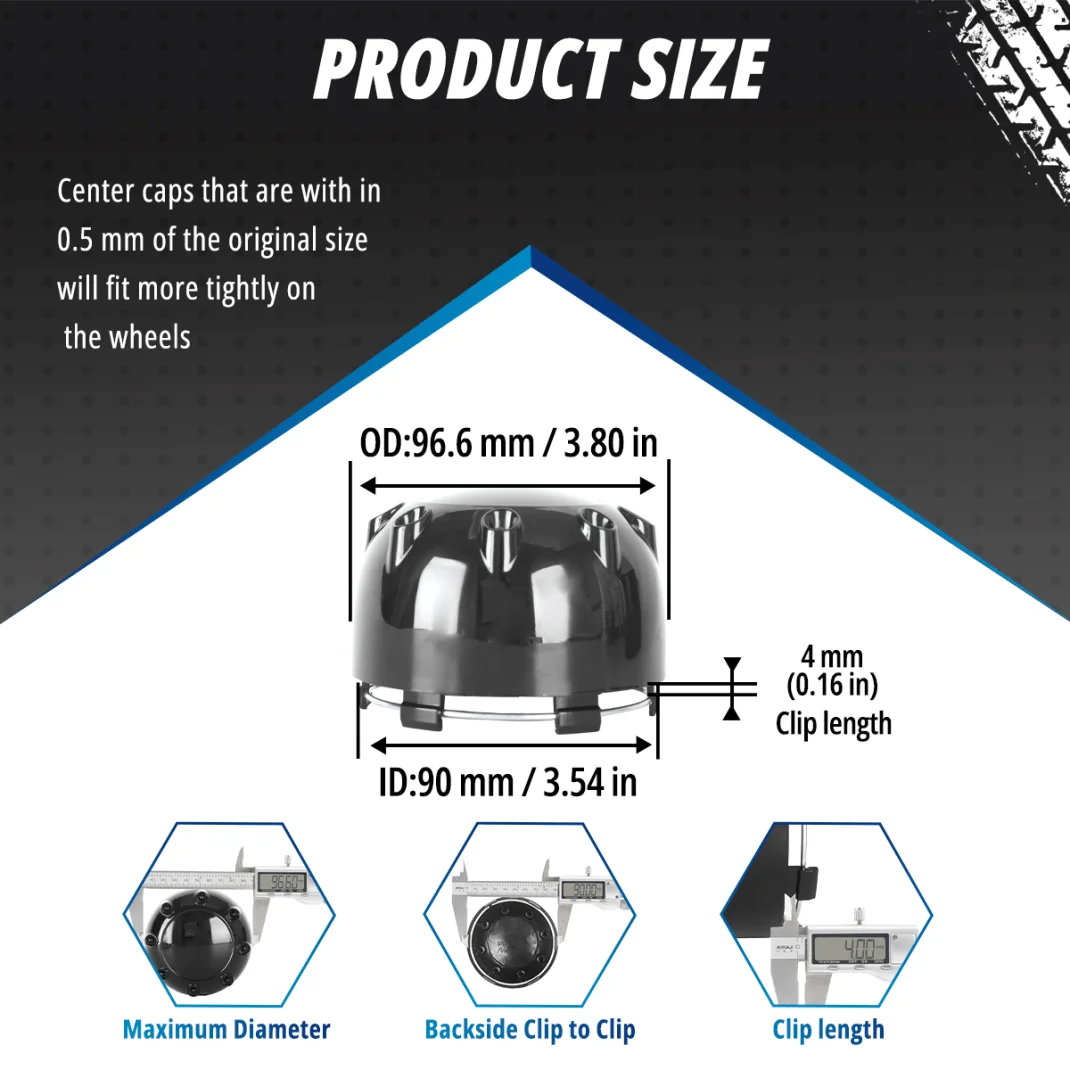 Ultra Motorsports Wheel Center Caps (3)